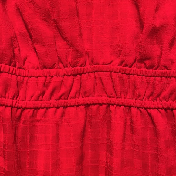 NWT Ann Taylor Red tiered dress Size 6 Petite #10193 - Picture 4 of 8